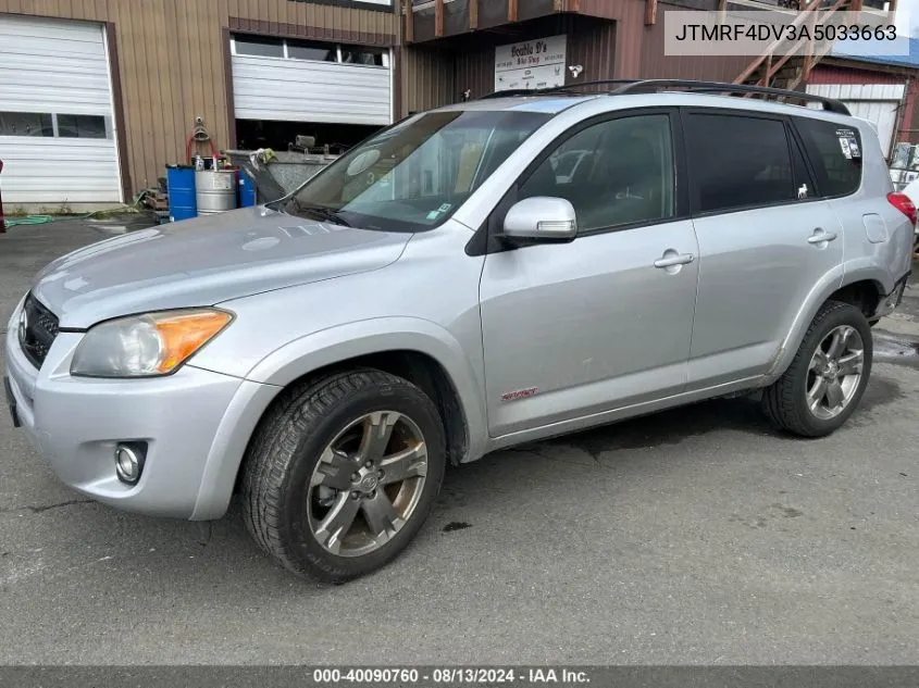 2010 Toyota Rav4 Sport VIN: JTMRF4DV3A5033663 Lot: 40090760