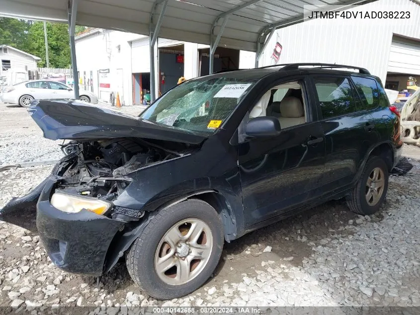 2010 Toyota Rav4 VIN: JTMBF4DV1AD038223 Lot: 40142658