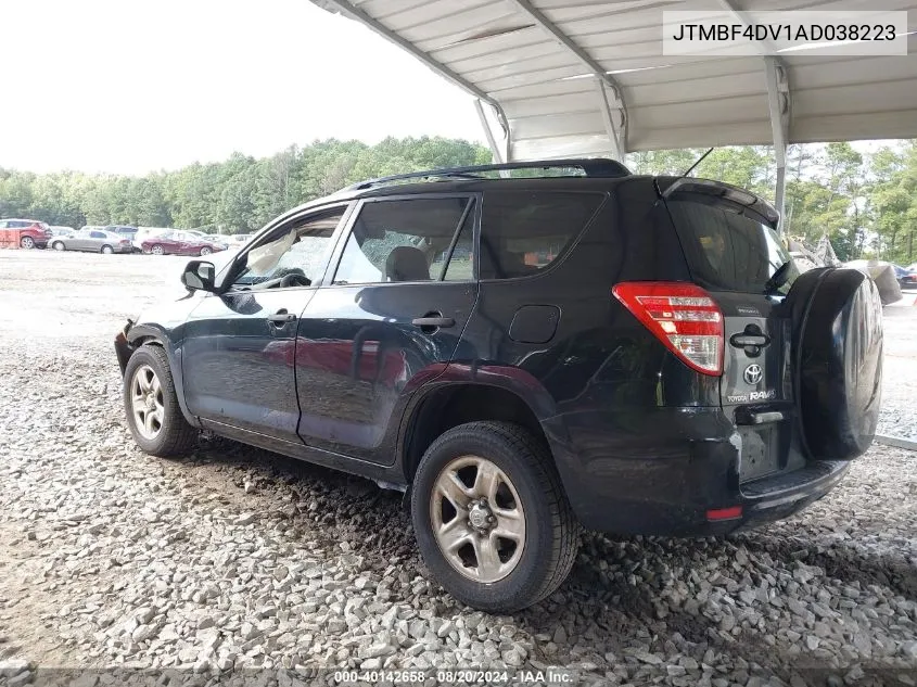 2010 Toyota Rav4 VIN: JTMBF4DV1AD038223 Lot: 40142658