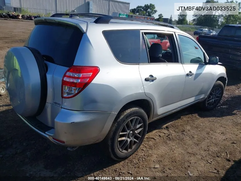 2010 Toyota Rav4 VIN: JTMBF4DV3AD033525 Lot: 40149843