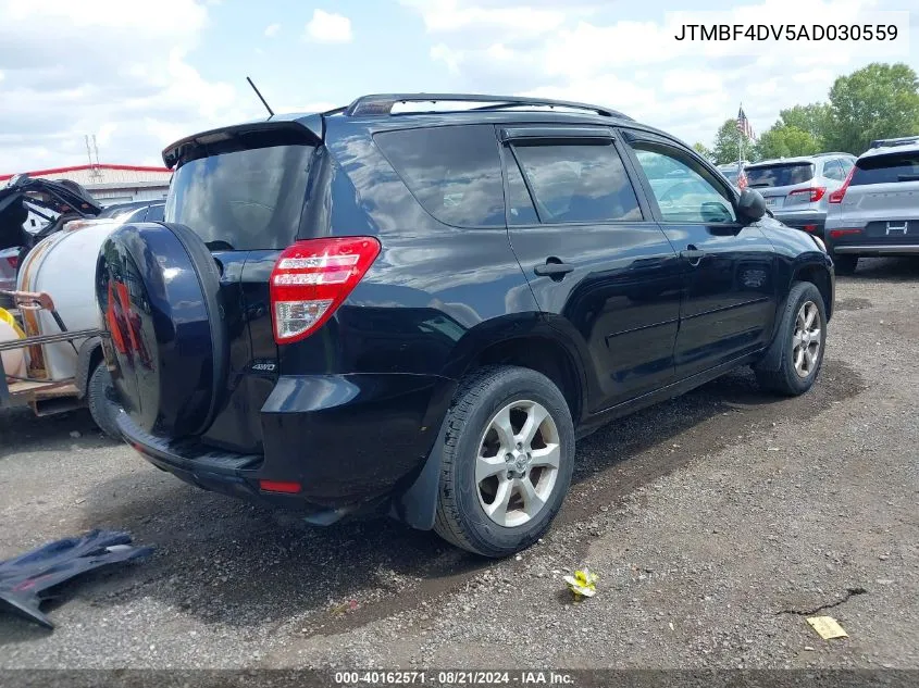 2010 Toyota Rav4 VIN: JTMBF4DV5AD030559 Lot: 40162571