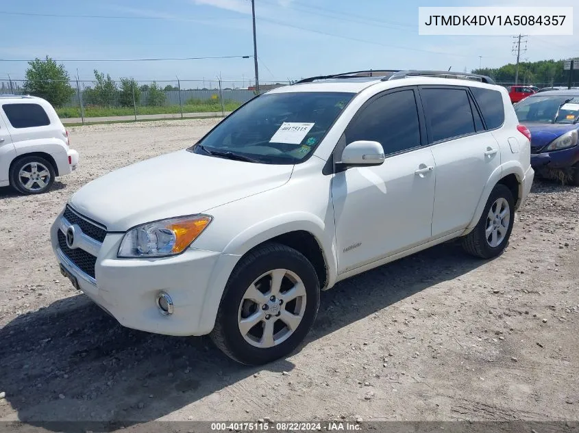 2010 Toyota Rav4 Limited V6 VIN: JTMDK4DV1A5084357 Lot: 40175115