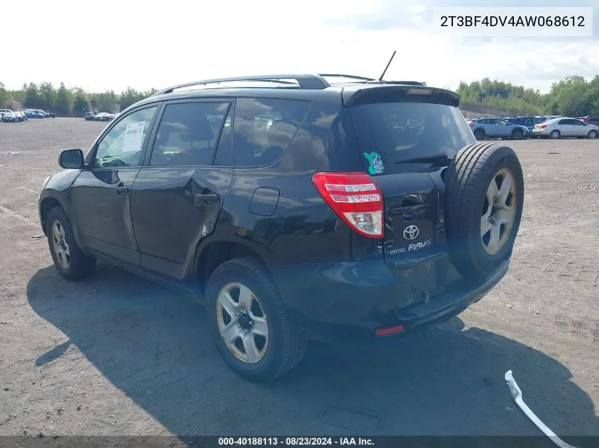 2T3BF4DV4AW068612 2010 Toyota Rav4