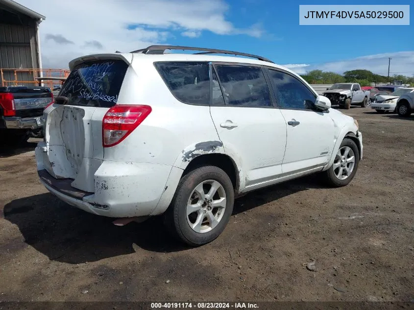 2010 Toyota Rav4 Limited VIN: JTMYF4DV5A5029500 Lot: 40191174