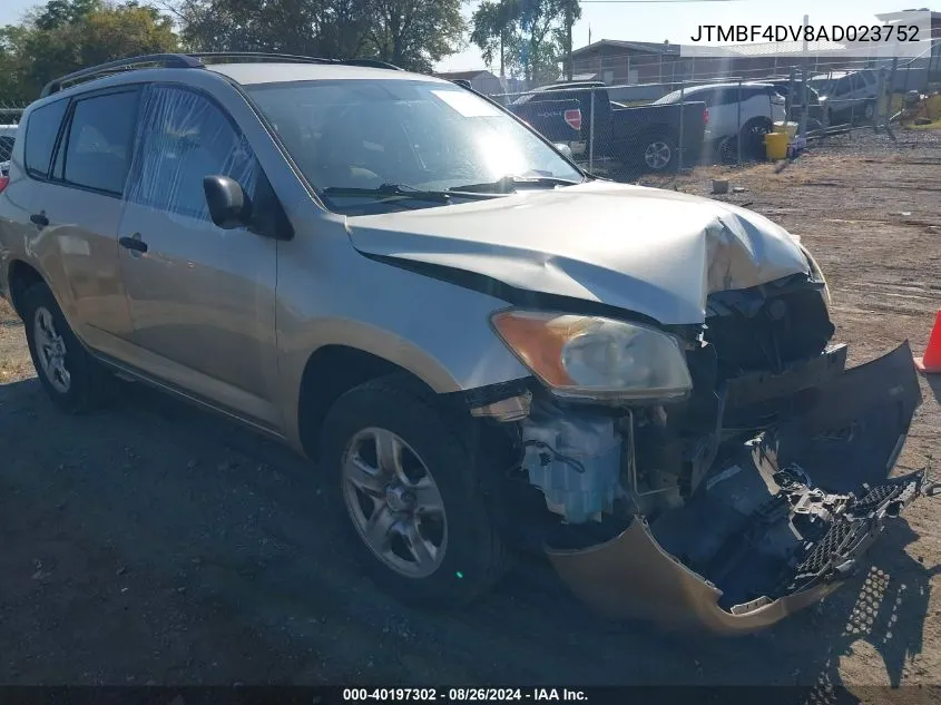 2010 Toyota Rav4 VIN: JTMBF4DV8AD023752 Lot: 40197302