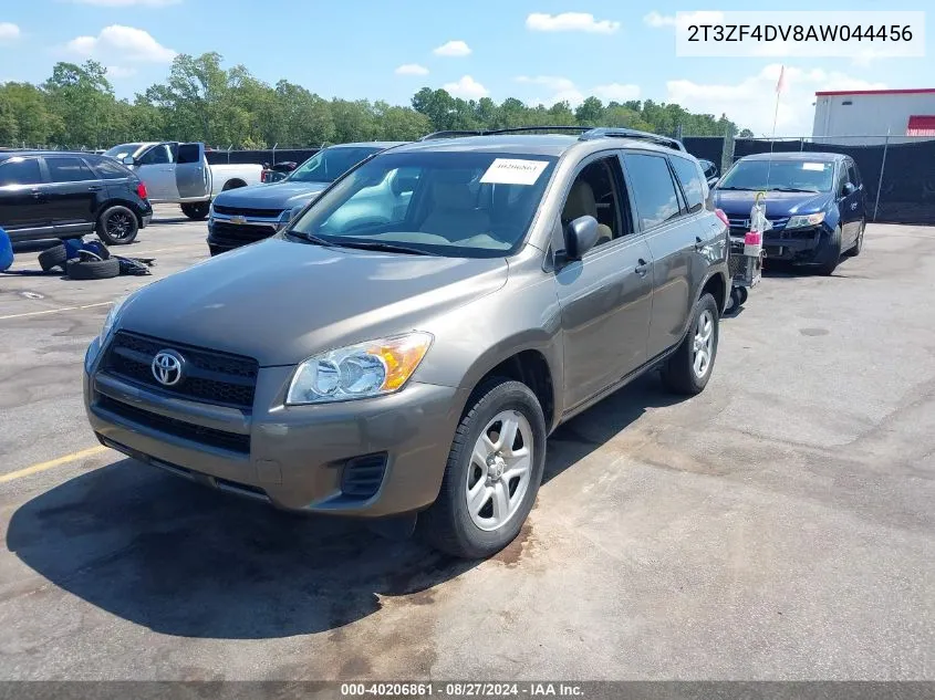 2010 Toyota Rav4 VIN: 2T3ZF4DV8AW044456 Lot: 40206861