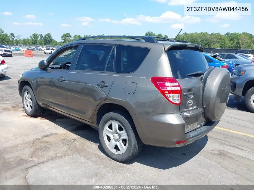 2010 Toyota Rav4 VIN: 2T3ZF4DV8AW044456 Lot: 40206861