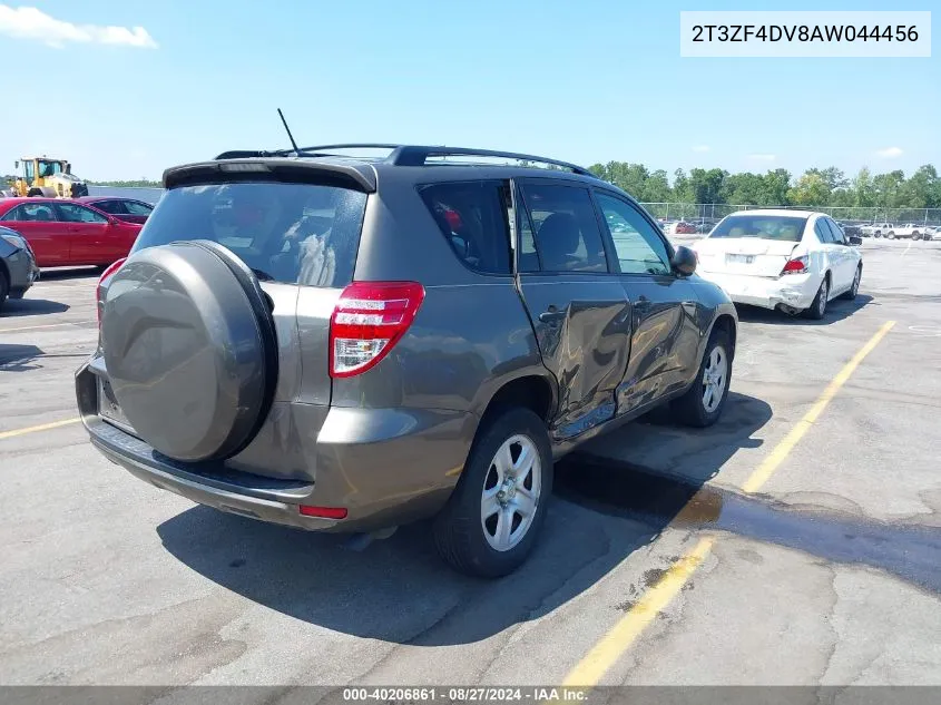 2010 Toyota Rav4 VIN: 2T3ZF4DV8AW044456 Lot: 40206861