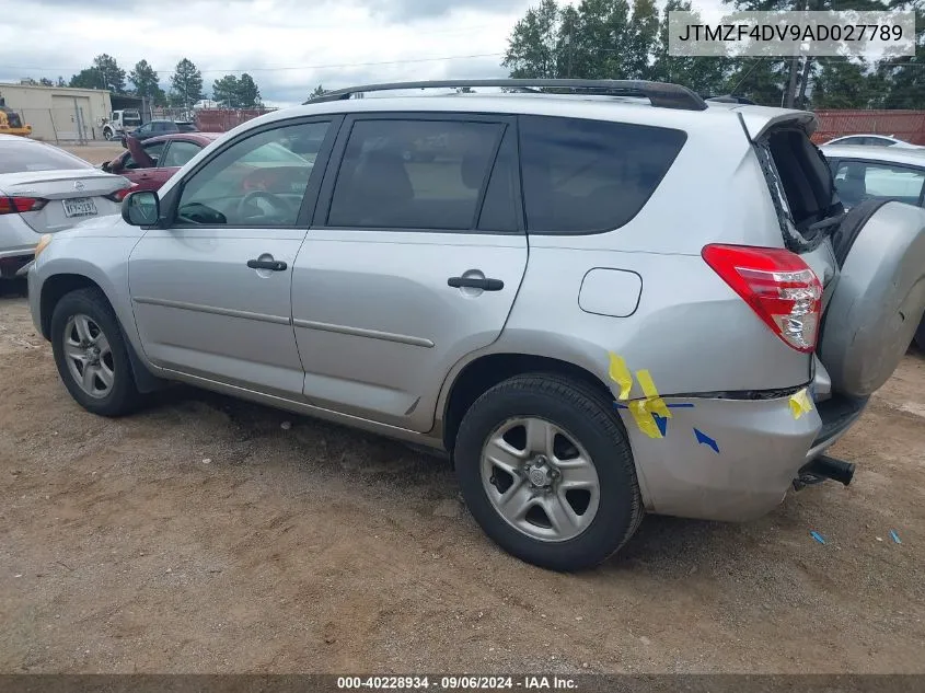 2010 Toyota Rav4 VIN: JTMZF4DV9AD027789 Lot: 40228934