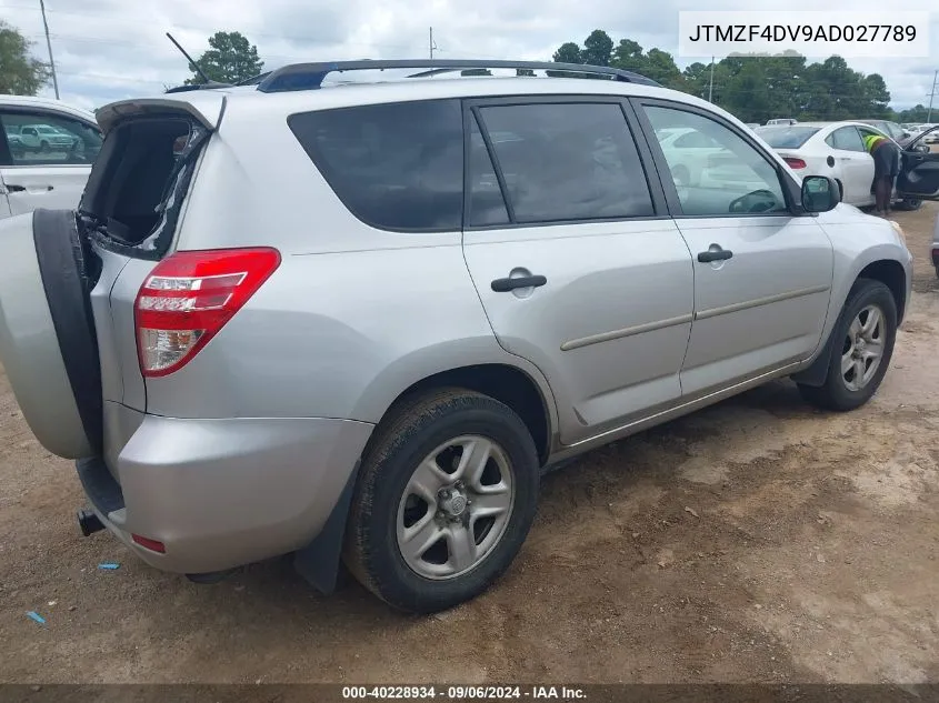 2010 Toyota Rav4 VIN: JTMZF4DV9AD027789 Lot: 40228934