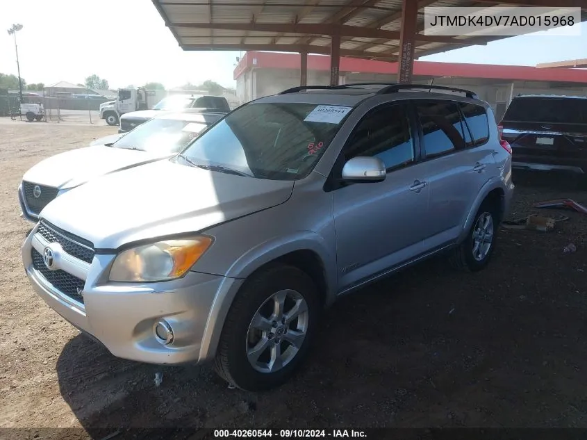 2010 Toyota Rav4 Limited V6 VIN: JTMDK4DV7AD015968 Lot: 40260544