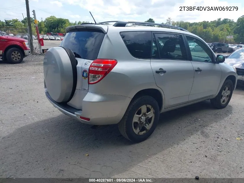 2010 Toyota Rav4 VIN: 2T3BF4DV3AW069279 Lot: 40287601