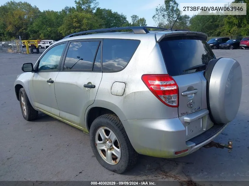 2010 Toyota Rav4 VIN: 2T3BF4DV8AW063946 Lot: 40302029