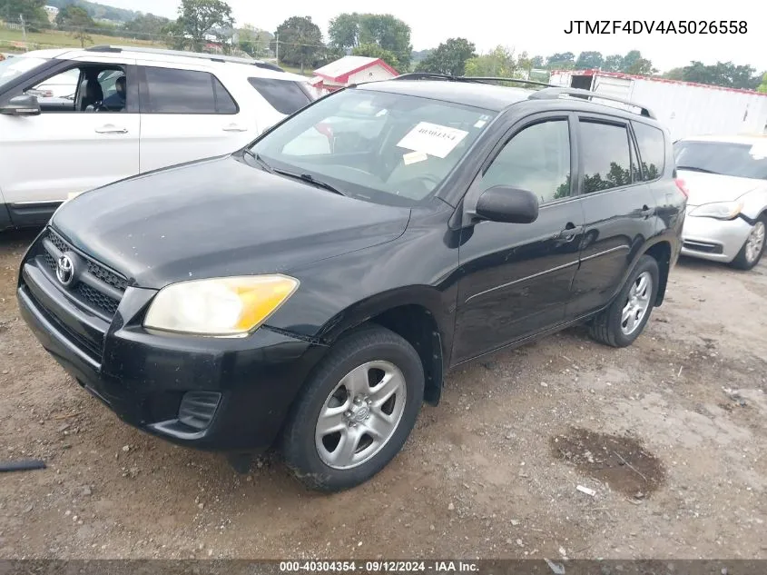 2010 Toyota Rav4 VIN: JTMZF4DV4A5026558 Lot: 40304354