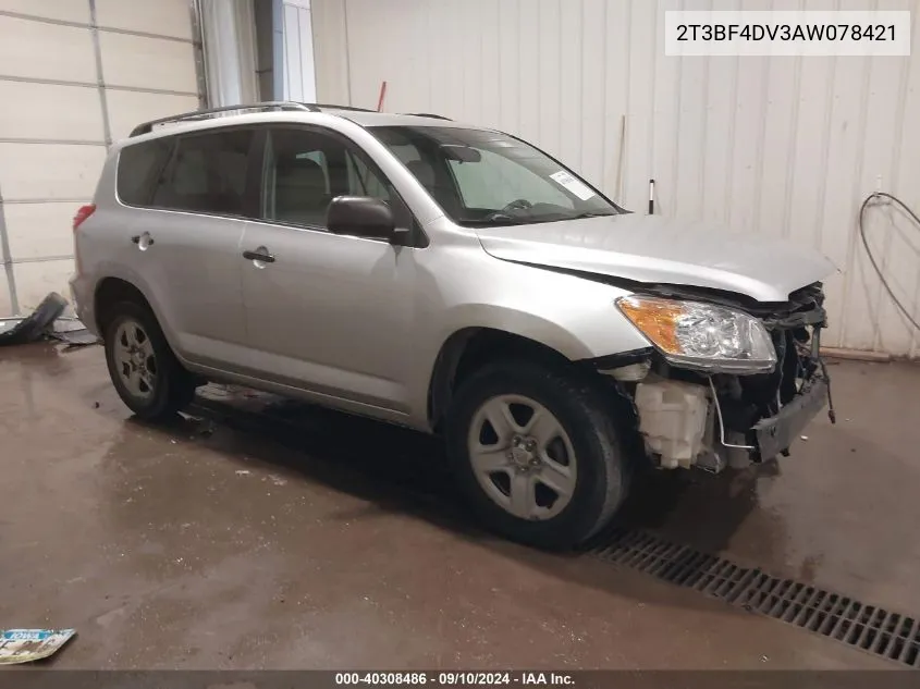 2010 Toyota Rav4 VIN: 2T3BF4DV3AW078421 Lot: 40308486