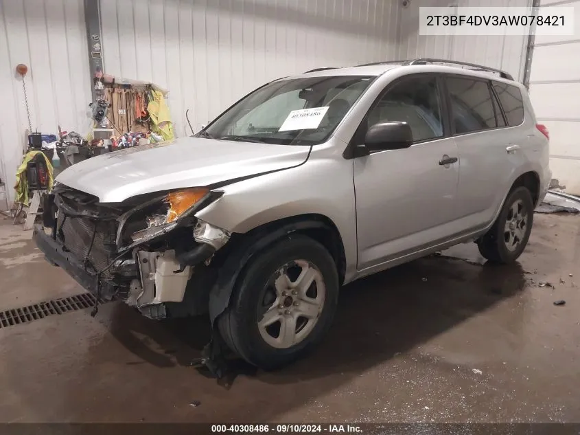 2T3BF4DV3AW078421 2010 Toyota Rav4