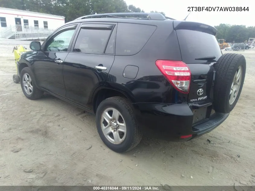 2010 Toyota Rav4 VIN: 2T3BF4DV7AW038844 Lot: 40316044