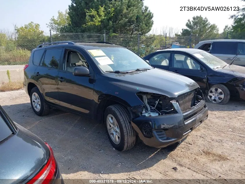 2010 Toyota Rav4 VIN: 2T3BK4DV5AW026123 Lot: 40331578