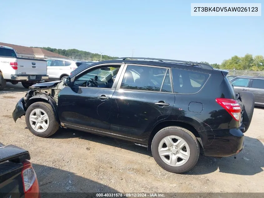 2010 Toyota Rav4 VIN: 2T3BK4DV5AW026123 Lot: 40331578