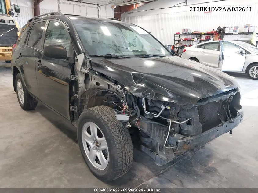 2010 Toyota Rav4 Base V6 VIN: 2T3BK4DV2AW032641 Lot: 40361622