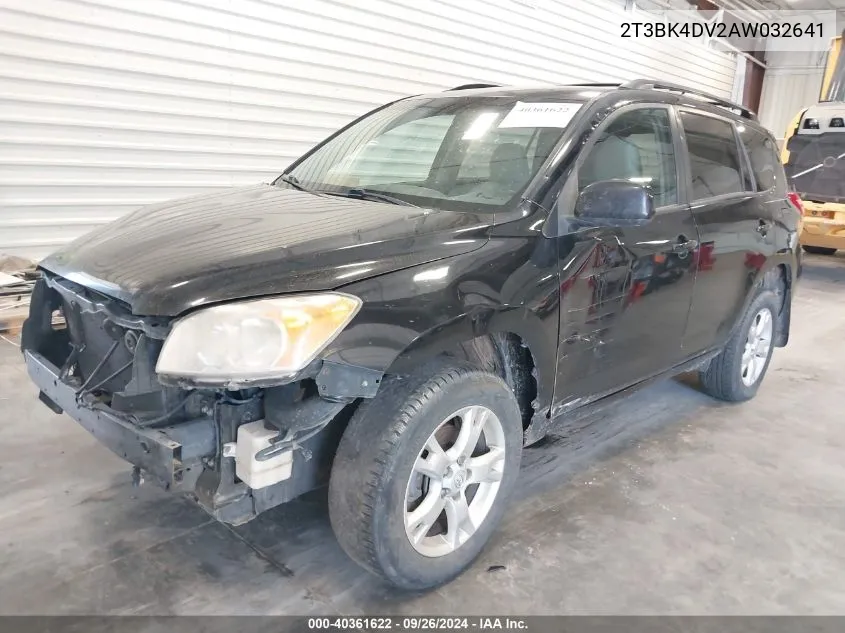 2T3BK4DV2AW032641 2010 Toyota Rav4 Base V6