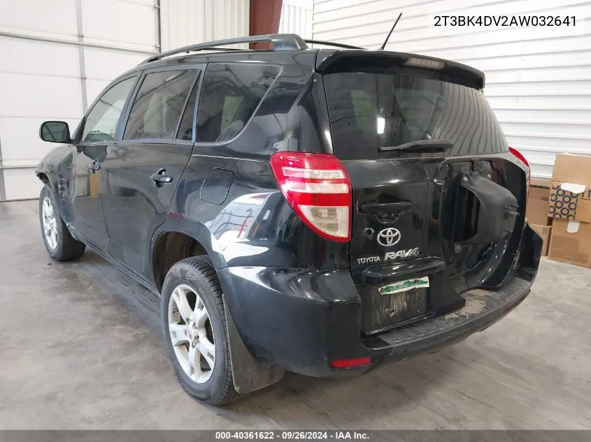 2010 Toyota Rav4 Base V6 VIN: 2T3BK4DV2AW032641 Lot: 40361622