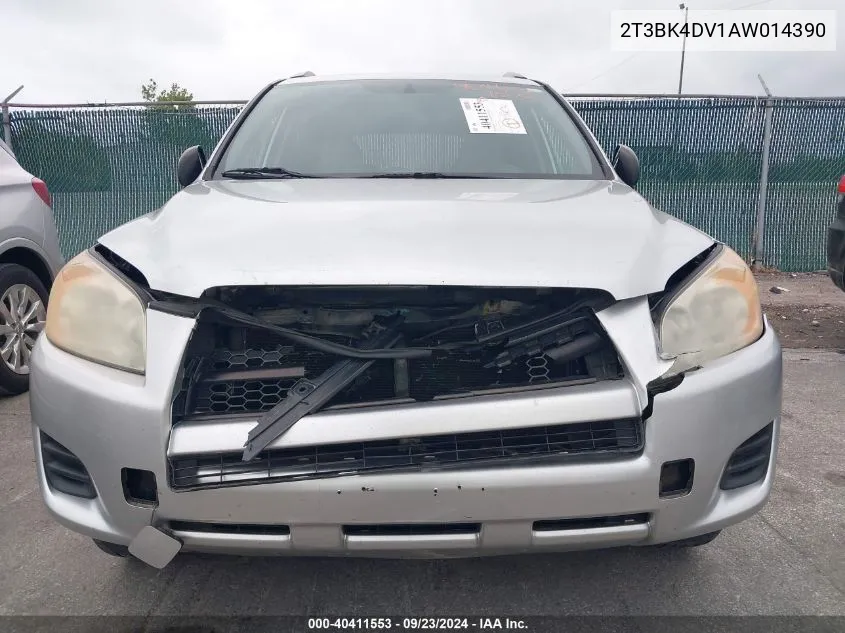 2010 Toyota Rav4 Base V6 VIN: 2T3BK4DV1AW014390 Lot: 40411553