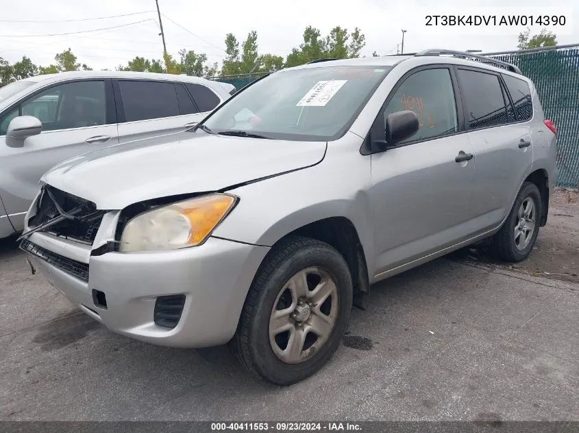 2010 Toyota Rav4 Base V6 VIN: 2T3BK4DV1AW014390 Lot: 40411553