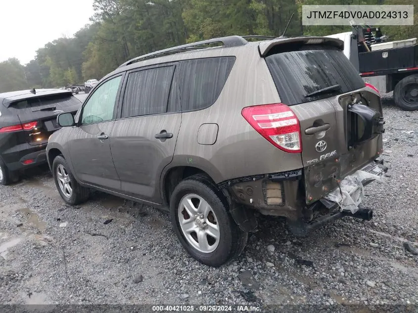 2010 Toyota Rav4 VIN: JTMZF4DV0AD024313 Lot: 40421025