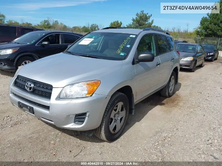 2010 Toyota Rav4 VIN: 2T3ZF4DV4AW049654 Lot: 40442510