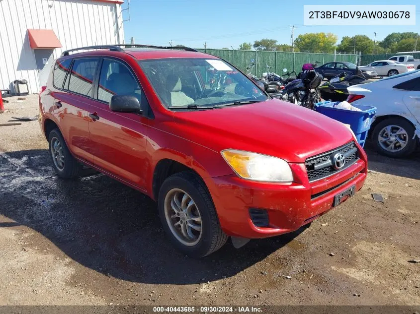 2010 Toyota Rav4 VIN: 2T3BF4DV9AW030678 Lot: 40443685