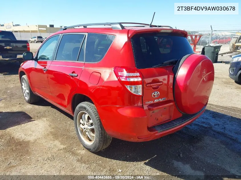 2010 Toyota Rav4 VIN: 2T3BF4DV9AW030678 Lot: 40443685