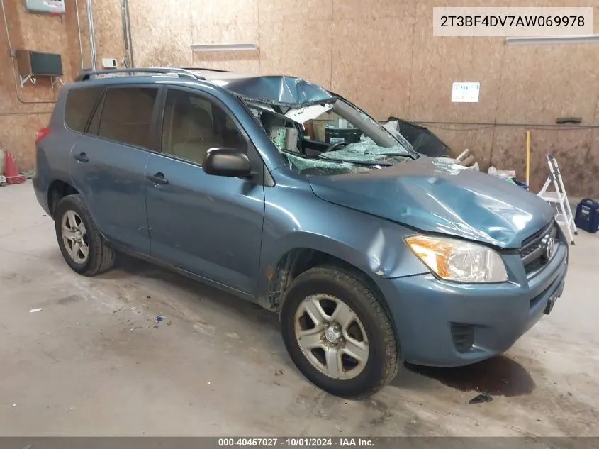 2010 Toyota Rav4 VIN: 2T3BF4DV7AW069978 Lot: 40457027