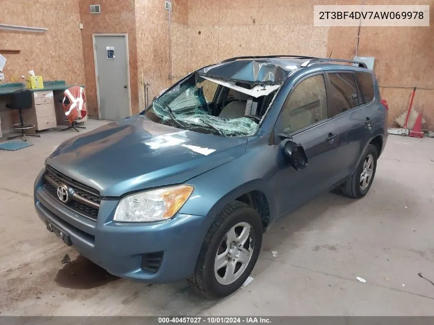 2010 Toyota Rav4 VIN: 2T3BF4DV7AW069978 Lot: 40457027