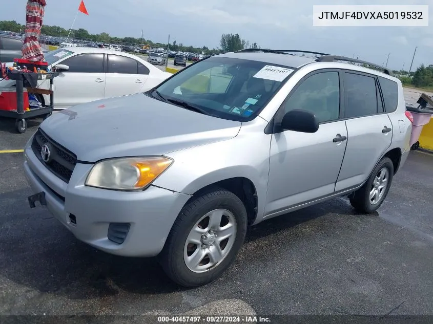 2010 Toyota Rav4 VIN: JTMJF4DVXA5019532 Lot: 40457497