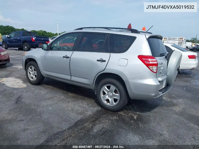 2010 Toyota Rav4 VIN: JTMJF4DVXA5019532 Lot: 40457497