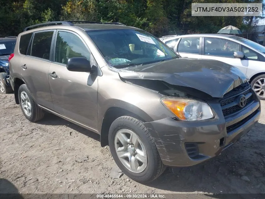 2010 Toyota Rav4 VIN: JTMJF4DV3A5021252 Lot: 40465544