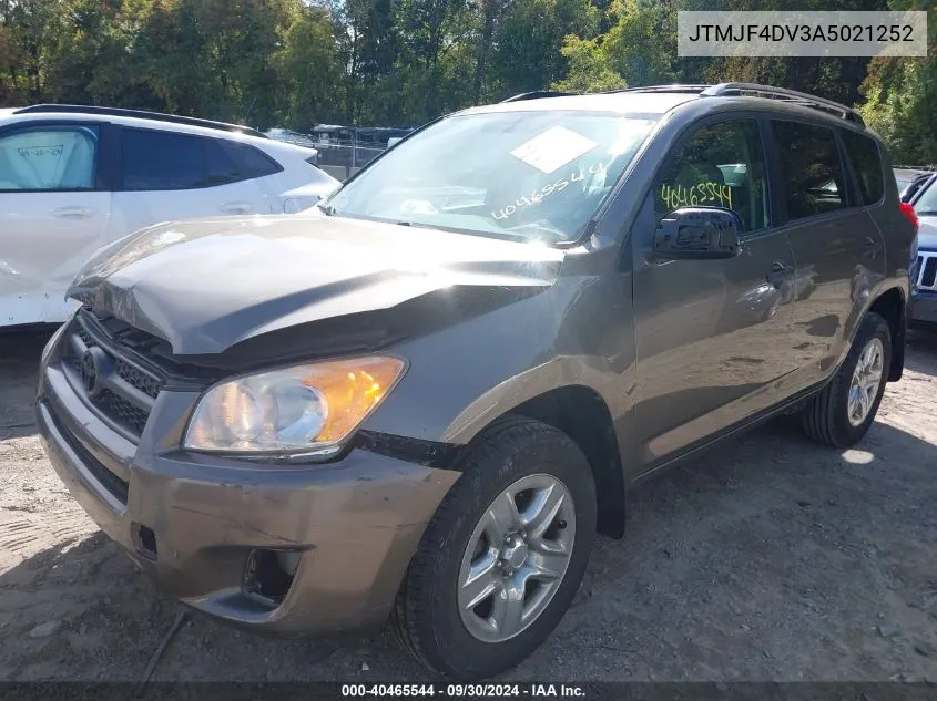 2010 Toyota Rav4 VIN: JTMJF4DV3A5021252 Lot: 40465544