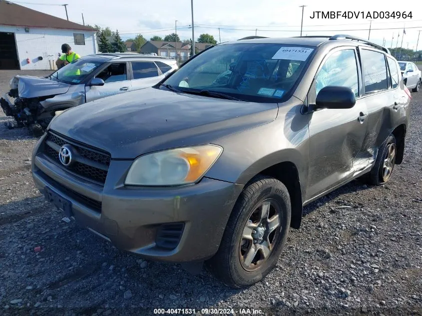 2010 Toyota Rav4 VIN: JTMBF4DV1AD034964 Lot: 40471531