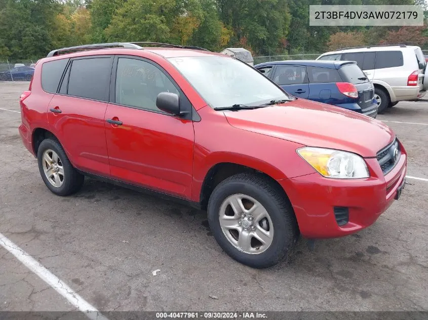 2010 Toyota Rav4 VIN: 2T3BF4DV3AW072179 Lot: 40477961