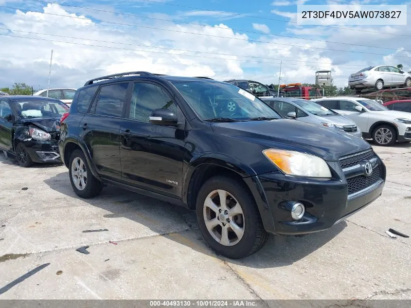 2010 Toyota Rav4 Limited VIN: 2T3DF4DV5AW073827 Lot: 40493130