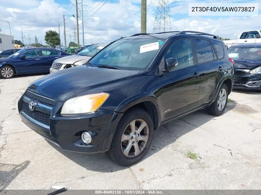 2010 Toyota Rav4 Limited VIN: 2T3DF4DV5AW073827 Lot: 40493130