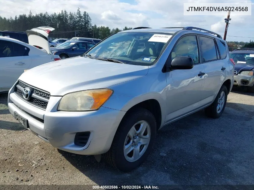 2010 Toyota Rav4 VIN: JTMKF4DV6A5024568 Lot: 40502586