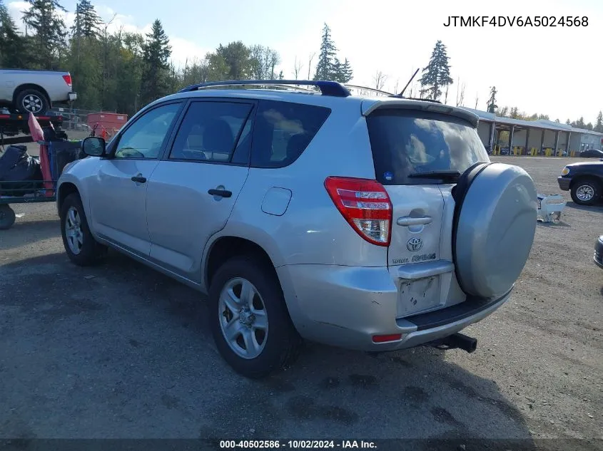 2010 Toyota Rav4 VIN: JTMKF4DV6A5024568 Lot: 40502586