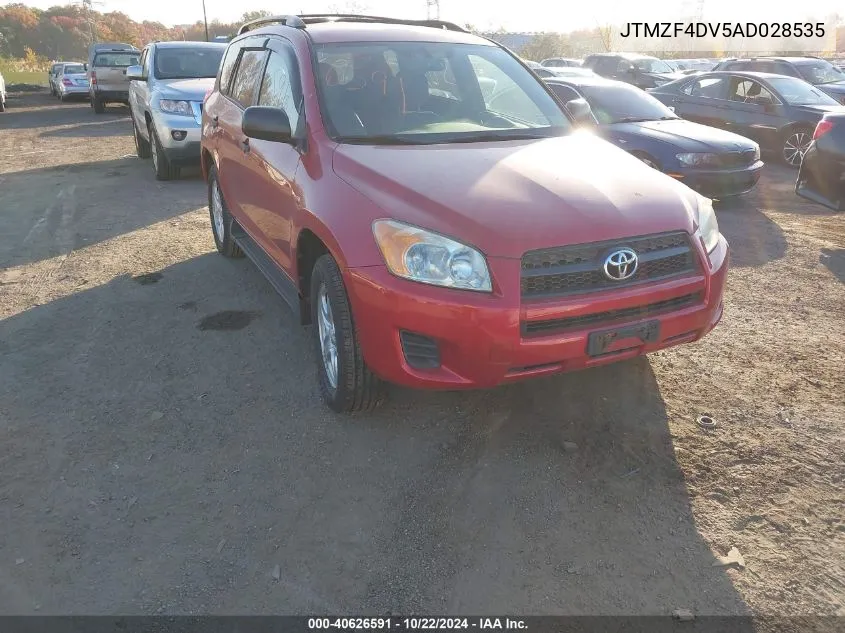 2010 Toyota Rav4 VIN: JTMZF4DV5AD028535 Lot: 40626591