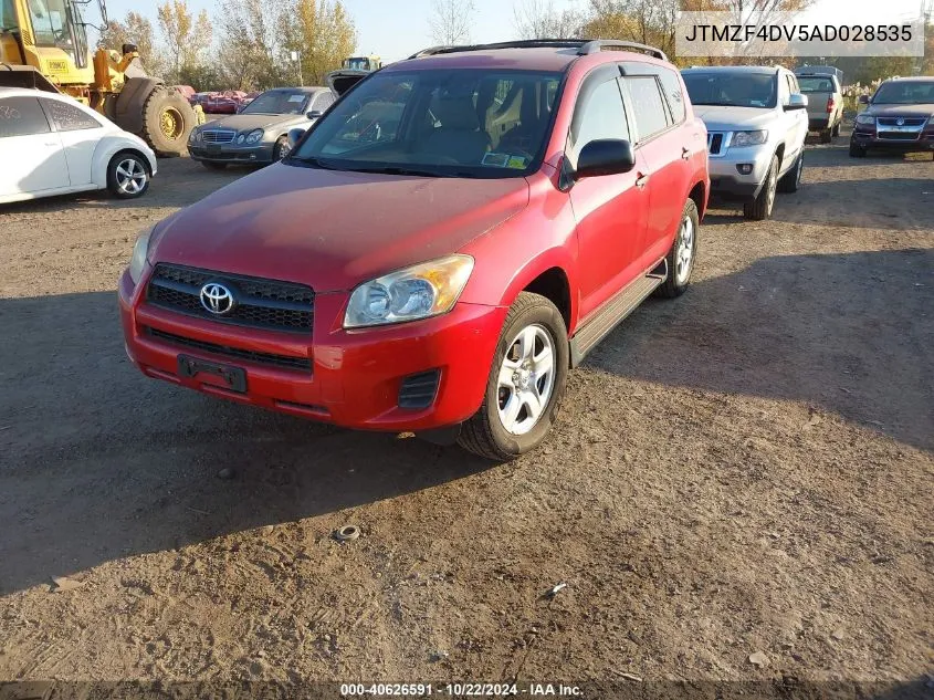 2010 Toyota Rav4 VIN: JTMZF4DV5AD028535 Lot: 40626591