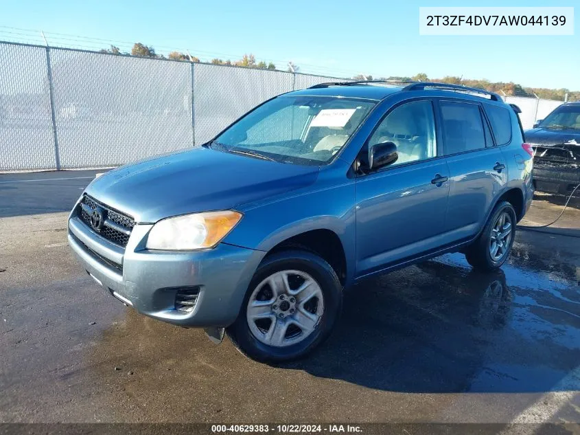 2010 Toyota Rav4 VIN: 2T3ZF4DV7AW044139 Lot: 40629383