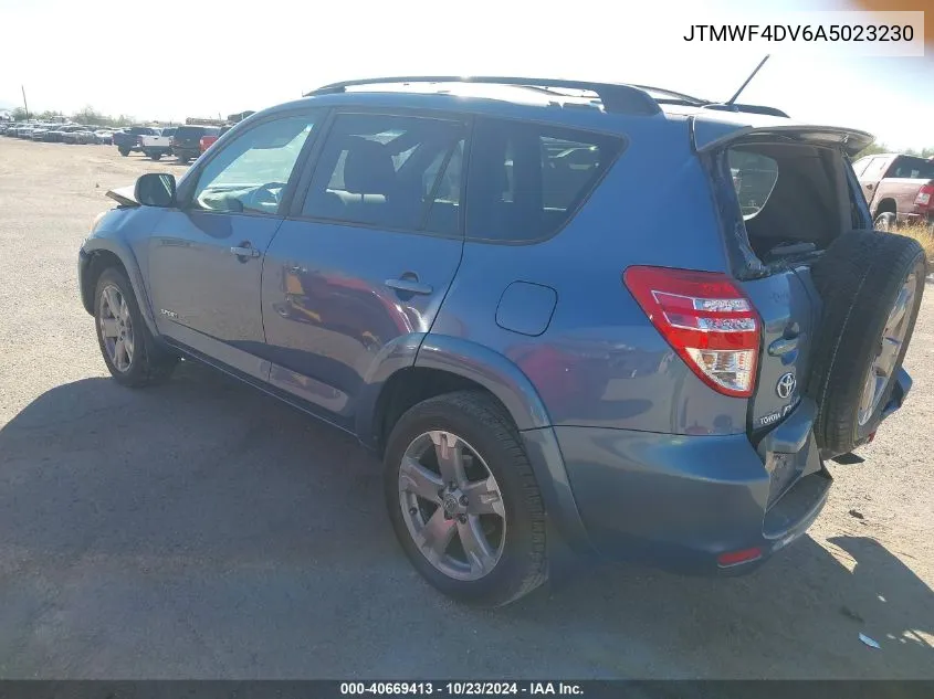 2010 Toyota Rav4 Sport VIN: JTMWF4DV6A5023230 Lot: 40669413