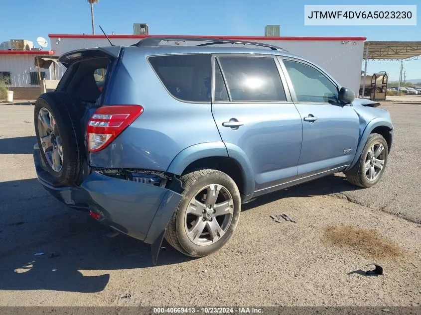 2010 Toyota Rav4 Sport VIN: JTMWF4DV6A5023230 Lot: 40669413