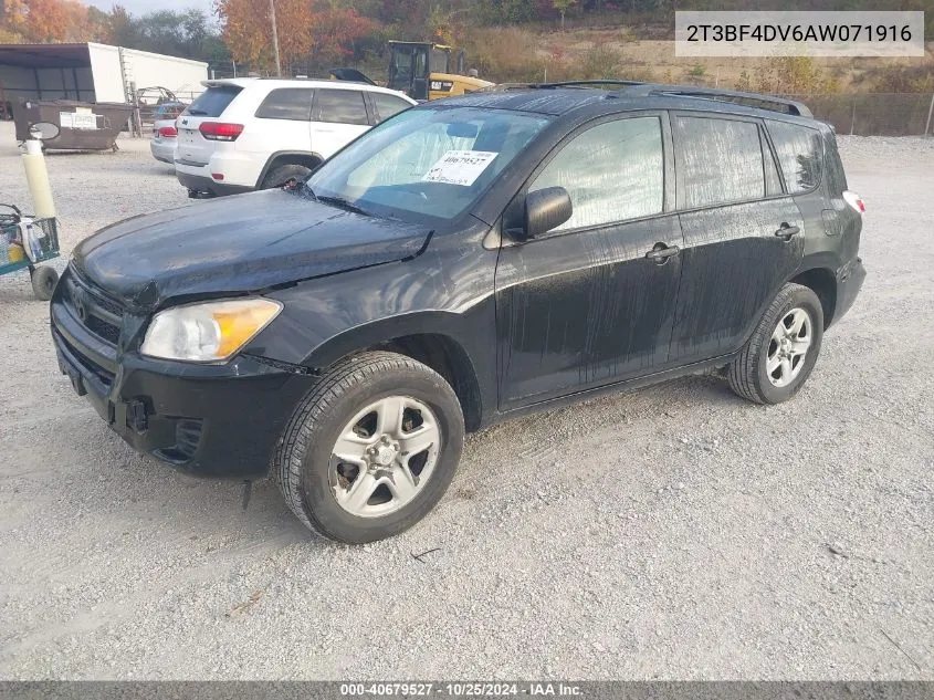 2010 Toyota Rav4 VIN: 2T3BF4DV6AW071916 Lot: 40679527